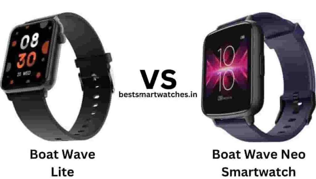 Boat Wave Lite vs Boat Wave Neo Smartwatch Comparison