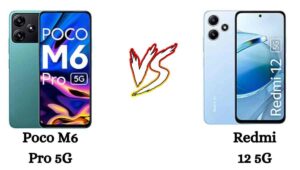 Poco M6 Pro 5G vs Redmi 12 5G comparison