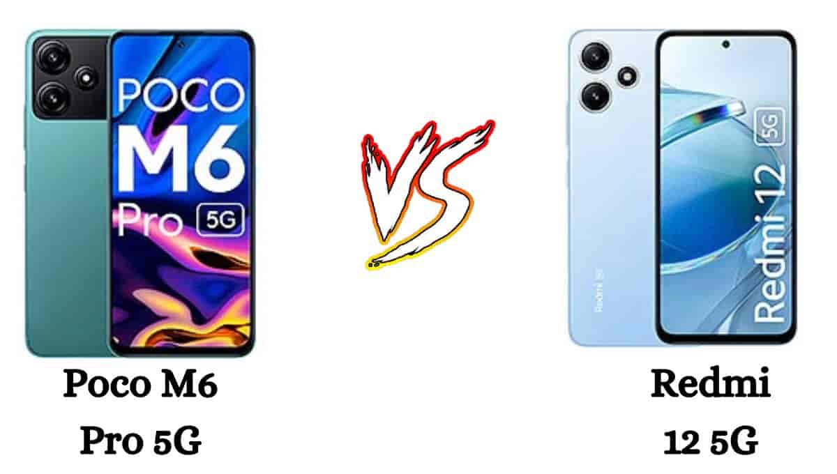 Poco M6 Pro 5G vs Redmi 12 5G comparison